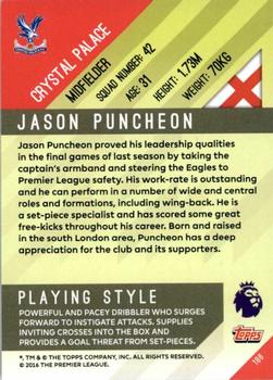 2017-18 Topps Premier Gold #186 Jason Puncheon Back