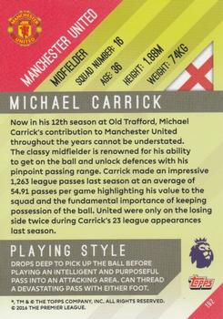 2017-18 Topps Premier Gold #192 Michael Carrick Back