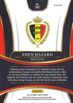 2017-18 Panini Select - Silver #82 Eden Hazard Back