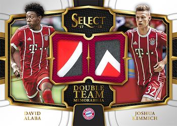2017-18 Panini Select - Double Team Memorabilia #DT-FCB Joshua Kimmich / David Alaba Front