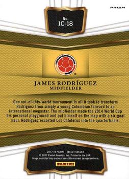 2017-18 Panini Select - In the Clutch #IC-18 James Rodriguez Back