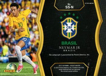 2017-18 Panini Select - Select Signatures #SS-N Neymar Jr Back