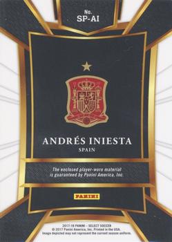 2017-18 Panini Select - Sparks Memorabilia #SP-AI Andres Iniesta Back