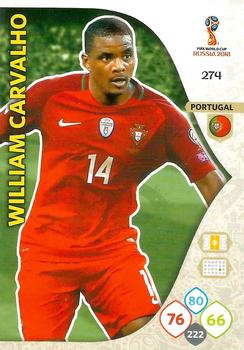2018 Panini Adrenalyn XL FIFA World Cup 2018 Russia  #274 William Carvalho Front