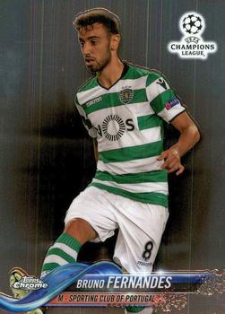 2017-18 Topps Chrome UEFA Champions League #66 Bruno Fernandes Front