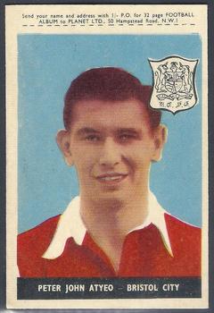 1958-59 A&BC Chewing Gum #55 Peter Atyeo Front