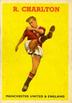 1959-60 A&BC Chewing Gum #27 Bobby Charlton Front