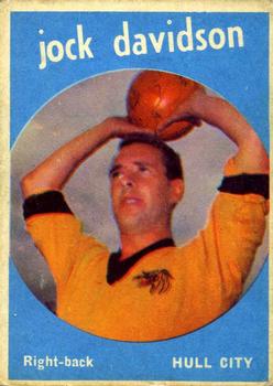 1960-61 A&BC Chewing Gum #12 Jock Davidson Front
