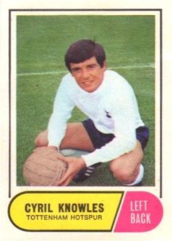 1969-70 A&BC Chewing Gum #148 Cyril Knowles Front