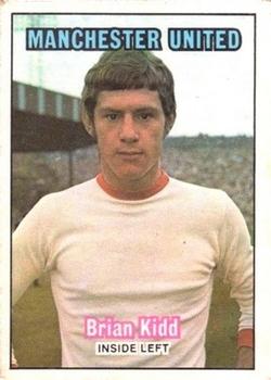 1970-71 A&BC Chewing Gum #67 Brian Kidd Front