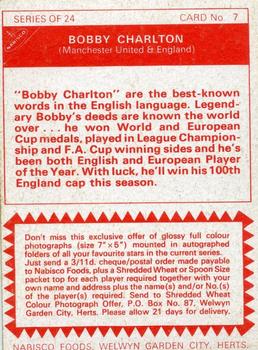 1969-70 Nabisco #7 Bobby Charlton Back