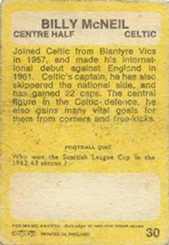 1968-69 A&BC Footballer (Scottish) #30 Billy McNeill Back