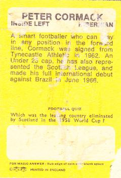1968-69 A&BC Footballer (Scottish) #2 Peter Cormack Back