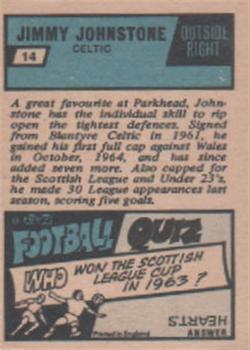 1969-70 A&BC Footballer (Scottish) #14 Jimmy Johnstone Back