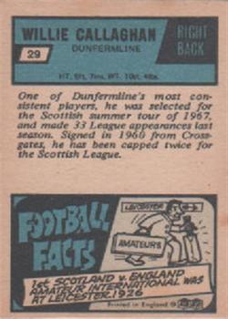 1969-70 A&BC Footballer (Scottish) #29 Willie Callaghan Back