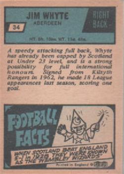 1969-70 A&BC Footballer (Scottish) #34 Jim Whyte Back