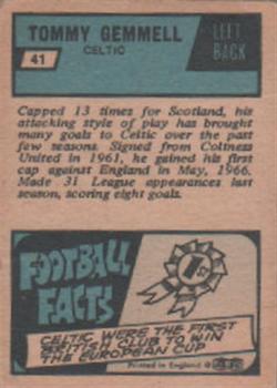 1969-70 A&BC Footballer (Scottish) #41 Tommy Gemmell Back