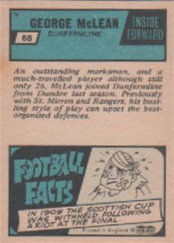 1969-70 A&BC Footballer (Scottish) #68 George McLean Back