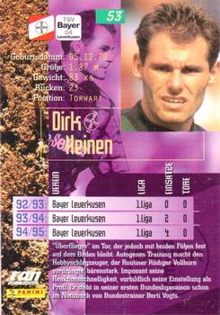 1995-96 Panini Bundesliga #53 Dirk Heinen Back