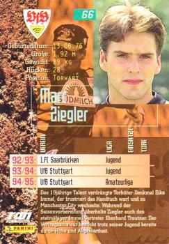 1995-96 Panini Bundesliga #66 Marc Ziegler Back