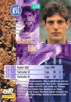 1995-96 Panini Bundesliga #106 Slaven Bilic Back
