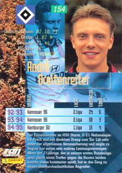 1995-96 Panini Bundesliga #154 Andre Breitenreiter Back