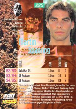 1995-96 Panini Bundesliga #225 Martin Spanring Back