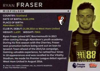 2018 Topps Platinum Premier League #4 Ryan Fraser Back