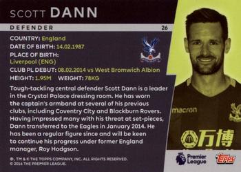 2018 Topps Platinum Premier League #26 Scott Dann Back