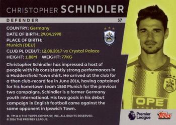 2018 Topps Platinum Premier League #37 Christopher Schindler Back