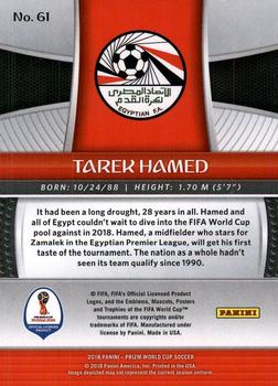 2018 Panini Prizm FIFA World Cup #61 Tarek Hamed Back