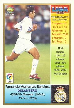 1997-98 Mundicromo Sport Las Fichas de La Liga #15 Morientes Back