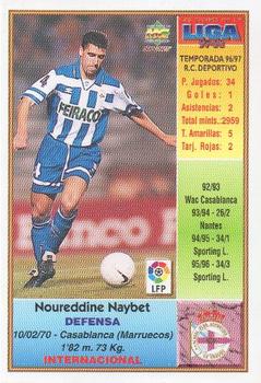 1997-98 Mundicromo Sport Las Fichas de La Liga #50 Naybet Back