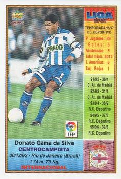 1997-98 Mundicromo Sport Las Fichas de La Liga #53 Donato Back