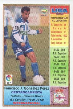 1997-98 Mundicromo Sport Las Fichas de La Liga #56 Fran Back
