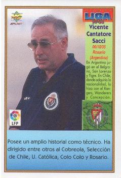 1997-98 Mundicromo Sport Las Fichas de La Liga #130 Cantatore Back