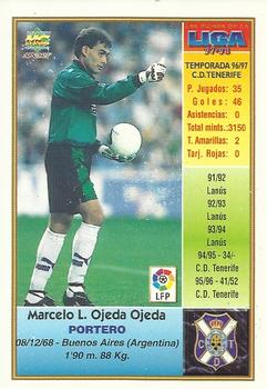 1997-98 Mundicromo Sport Las Fichas de La Liga #173 Ojeda Back