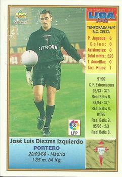 1997-98 Mundicromo Sport Las Fichas de La Liga #320 Diezma Back