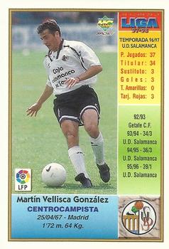 1997-98 Mundicromo Sport Las Fichas de La Liga #391 Vellisca Back