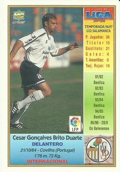 1997-98 Mundicromo Sport Las Fichas de La Liga #392 Cesar Brito Back