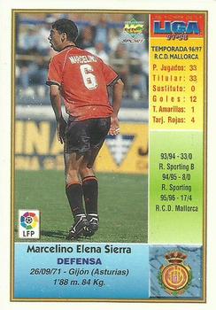 1997-98 Mundicromo Sport Las Fichas de La Liga #409 Marcelino Back