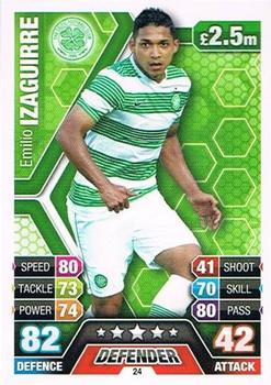 2013-14 Topps Match Attax Scottish Premiership #24 Emilio Izaguirre Front
