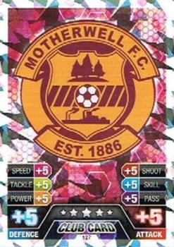 2013-14 Topps Match Attax Scottish Premiership #127 Motherwell Club Badge Front