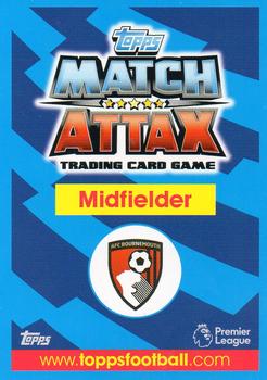 2017-18 Topps Match Attax Premier League Extra #U1 Lewis Cook Back
