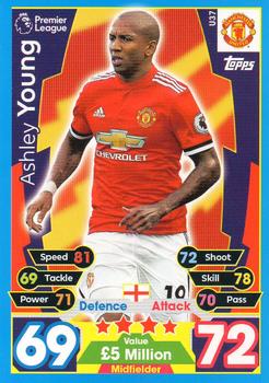 2017-18 Topps Match Attax Premier League Extra #U37 Ashley Young Front