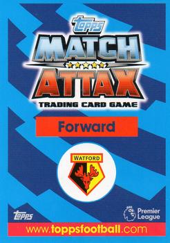 2017-18 Topps Match Attax Premier League Extra #U58 Andre Carrillo Back