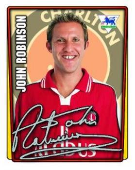 2001-02 Merlin F.A. Premier League 2002 #96 John Robinson Front