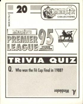 1994-95 Merlin's Premier League 95 #20 Ian Selley Back
