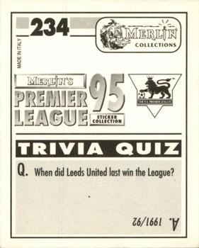 1994-95 Merlin's Premier League 95 #234 Phil Gee Back
