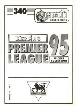 1994-95 Merlin's Premier League 95 #340 Rob Newman Back